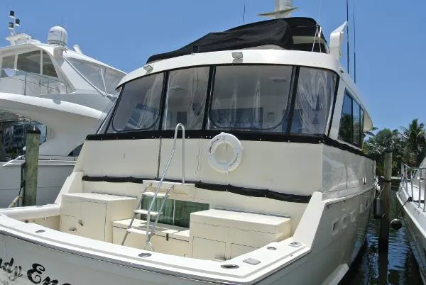 Slide: The Image of Hatteras 67 Cockpit Motor Yacht 1988 - 5