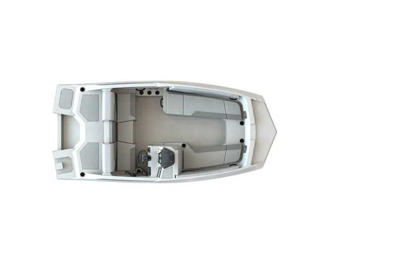 Slide: The Image of Top view of 2025 Starcraft SV 16 OB boat interior layout. - 6