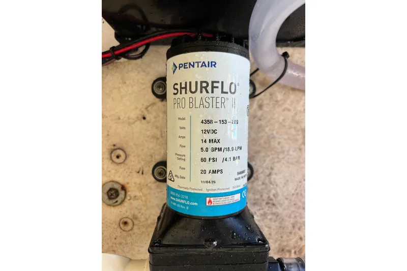 Slide: The Image of Pentair Shurflo Pro Blaster pump in 2021 NauticStar 227 XTS boat. - 57