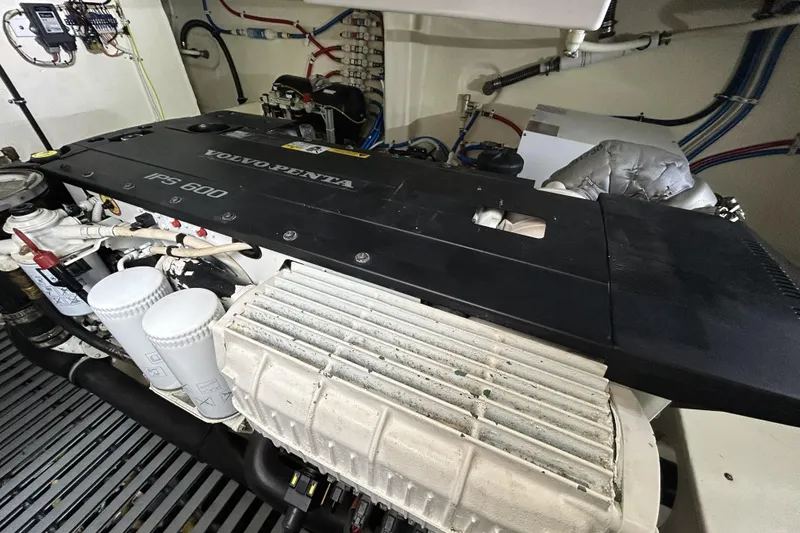 Slide: The Image of Engine room of 2016 Tiara Yachts C44 Coupe with Volvo Penta IPS 600 engine. - 21