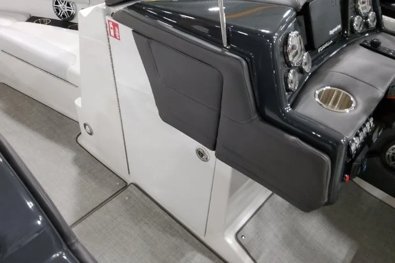 Slide: The Image of 2026 Formula 240 Bowrider dashboard with sleek design and modern controls. - 14