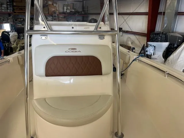 Slide: The Image of Cobia 237 Center Console 2022 in storage area. - 10