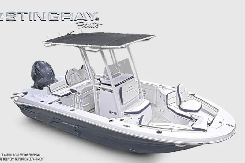 The Image of 2026 Stingray 211 DC boat with sleek design and spacious seating. - 0