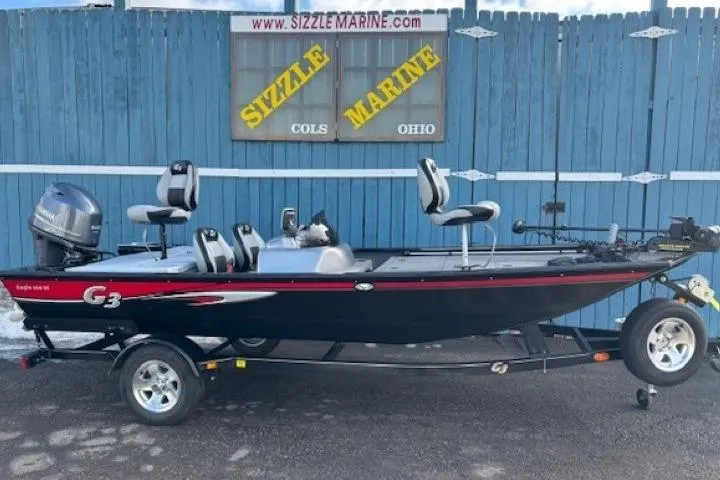 The Image of 2014 G3 Eagle 166 SE fishing boat with trailer, displayed at Sizzle Marine, Ohio. - 0