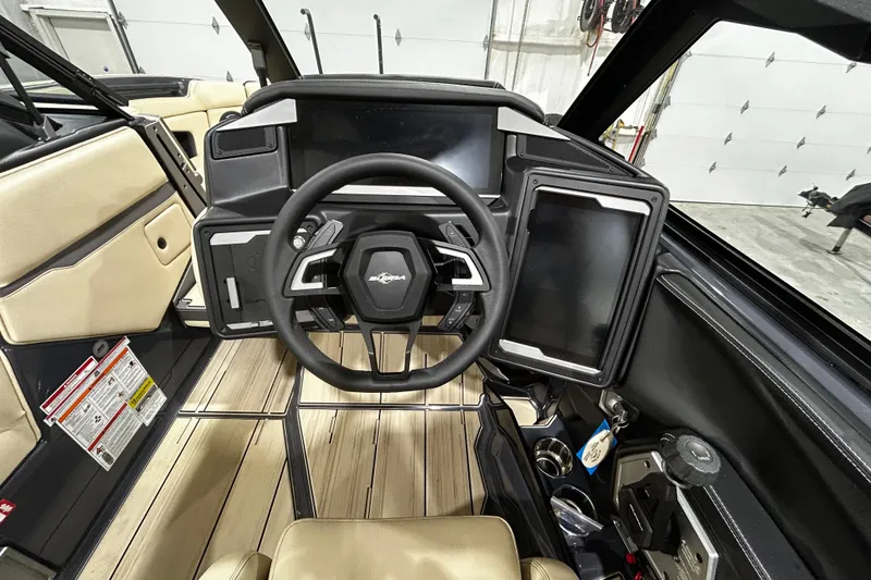 Slide: The Image of 2026 Supra SE interior dashboard with modern steering wheel and digital displays. - 7