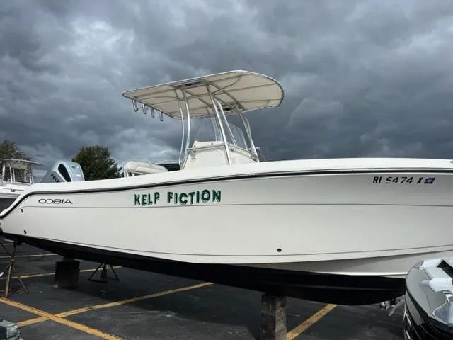 The Image of 2020 Cobia 237 Center Console boat with 'Kelp Fiction' lettering. - 0