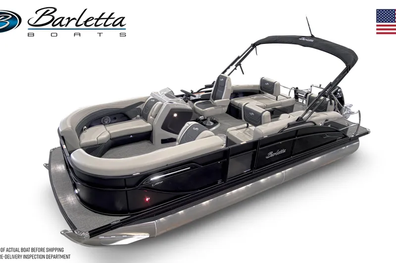 The Image of 2026 Barletta Cabrio 22M pontoon boat with sleek design and spacious seating. - 0