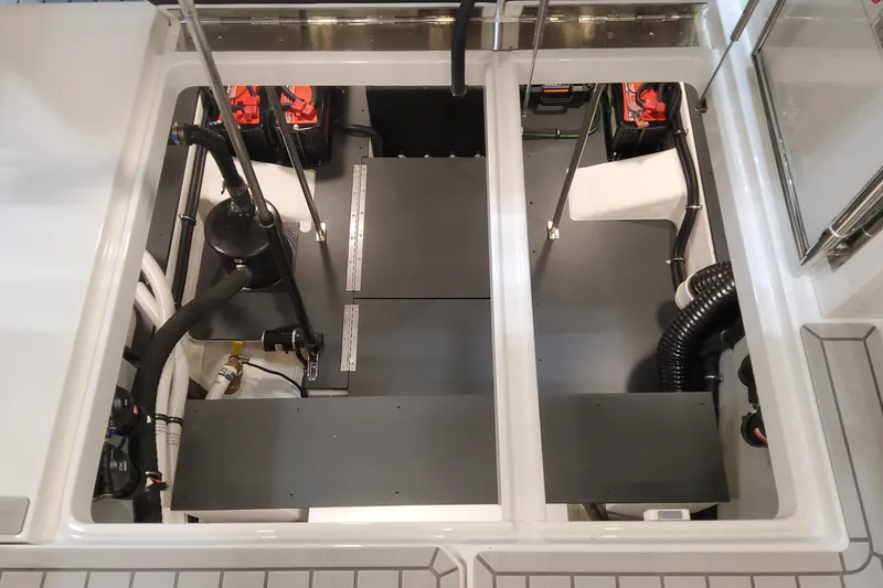 Slide: The Image of Engine compartment of 2026 Formula 400 Super Sport Crossover, showcasing advanced mechanical components. - 11