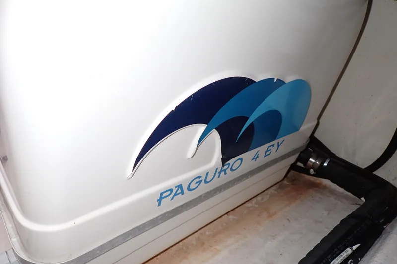 Slide: The Image of Paguro 4EY generator in 2023 True North 34 Outboard Express boat. - 132