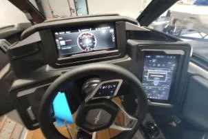 Slide: The Image of 2025 Supra SA dashboard with advanced digital displays and modern steering wheel design. - 13