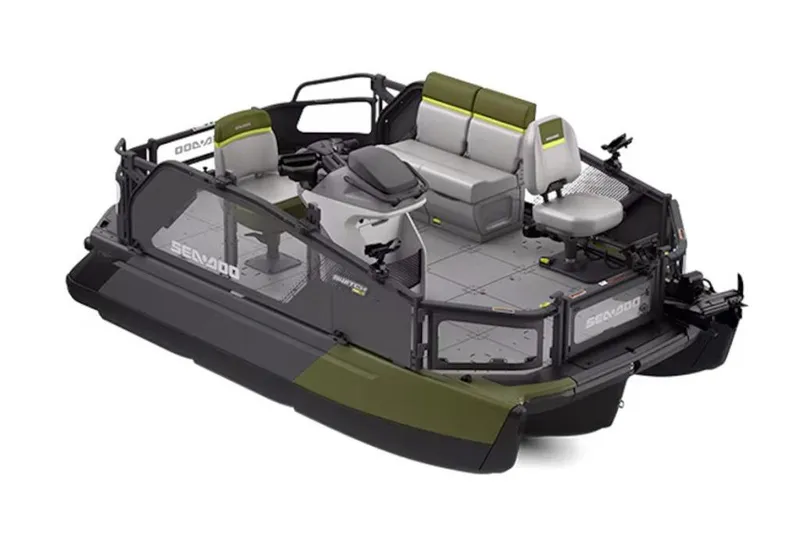 The Image of 2026 Sea-Doo Switch Fish Compact, modern design, versatile seating, ideal for fishing adventures. - 0