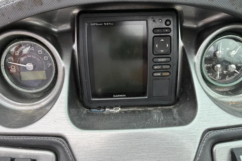 Slide: The Image of Dashboard of a 2013 Monterey 214SS Super Sport with Garmin GPS and gauges. - 5