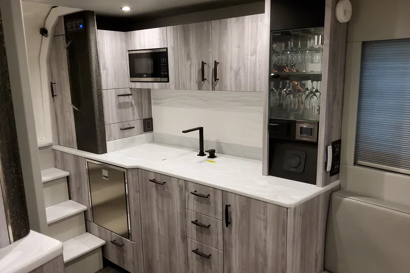 Slide: The Image of Modern kitchen interior in 2026 Formula 500 Super Sport Crossover boat. - 42