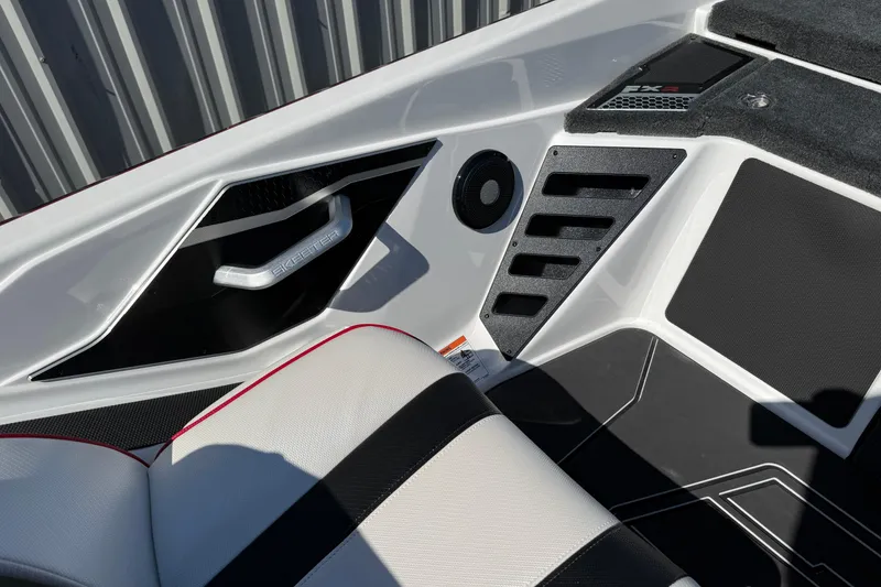 Slide: The Image of Interior of 2026 Skeeter FXR20 Apex boat, featuring sleek design and modern accents. - 4