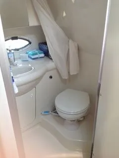 Slide: The Image of Bathroom in 2006 Bayliner 325 boat. - 4