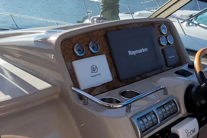 Slide: The Image of Dashboard of a 2012 Formula 37 Performance Cruiser with Raymarine system. - 12