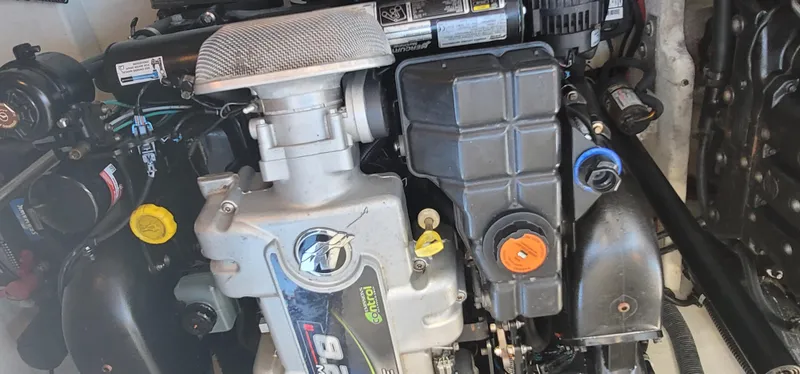 Slide: The Image of Engine of a 2012 Formula 37 Performance Cruiser boat. - 41