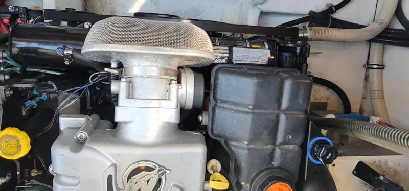 Slide: The Image of Engine of a 2012 Formula 37 Performance Cruiser boat. - 42