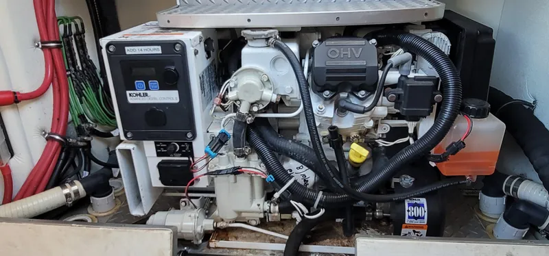 Slide: The Image of Engine compartment of a 2012 Formula 37 Performance Cruiser. - 43