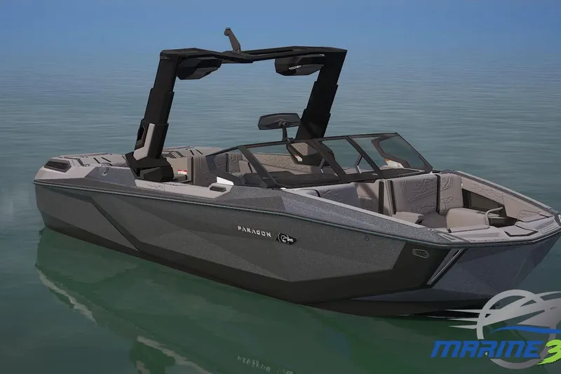 The Image of 2026 Nautique Super Air Nautique G25 Paragon boat on calm water. - 0
