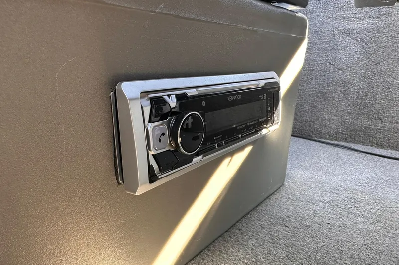 Slide: The Image of Kenwood stereo system installed in a 2011 Tracker Pro Team 175 TF boat. - 21
