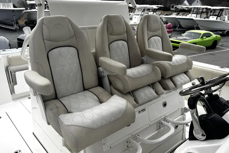 Slide: The Image of FLIR thermal imaging display on 2021 Sea Fox 328 Commander boat. - 11