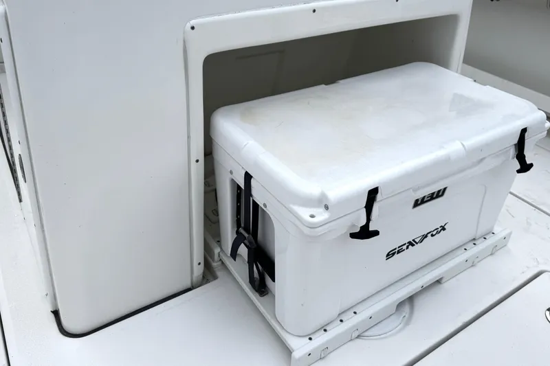 Slide: The Image of Control panels on 2021 Sea Fox 328 Commander boat interior. - 35