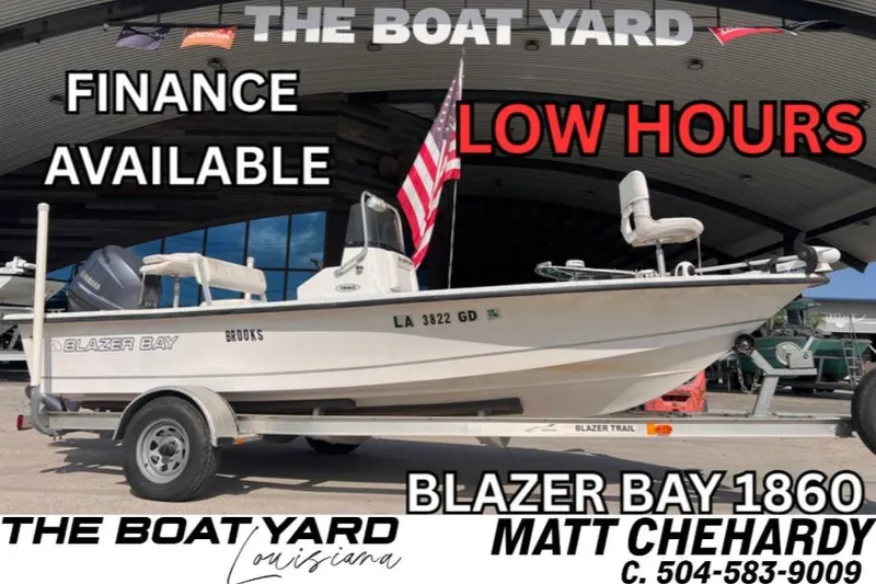 The Image of 2014 Blazer Bay 1860 boat for sale, low hours, financing available at The Boat Yard. - 0