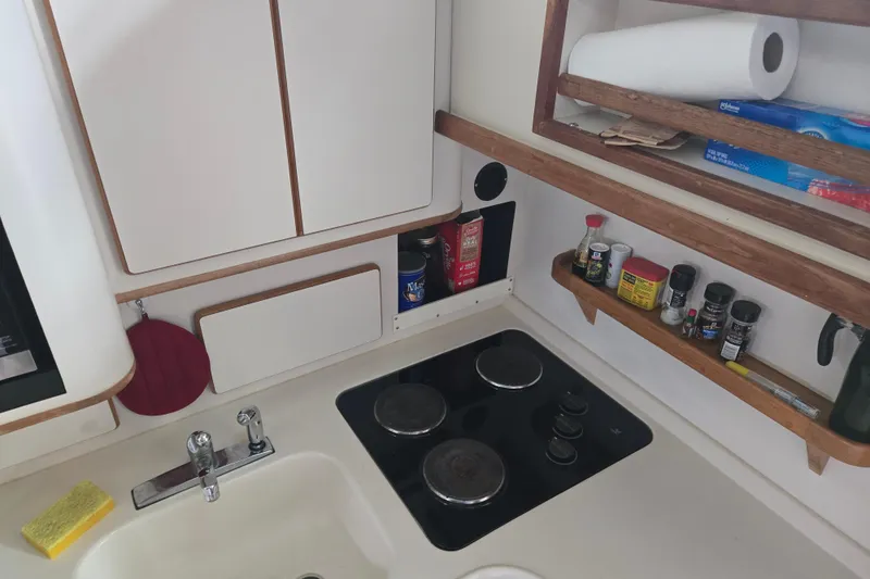 Slide: The Image of Garmin GPS display on 1994 Sea Ray 370 Sedan Bridge yacht dashboard. - 12