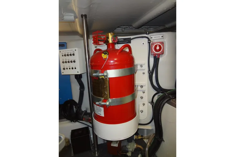 Slide: The Image of 2023 Formula 380 Super Sport Crossover I/O deck with eagle emblem design. - 73