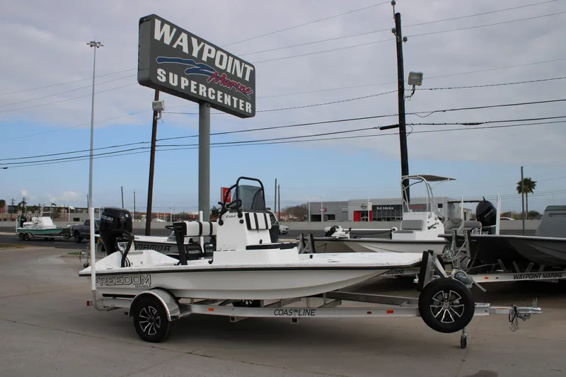 Slide: The Image of 2026 Freedom Boats 16' Eagle displayed at Waypoint Marine Supercenter. - 5