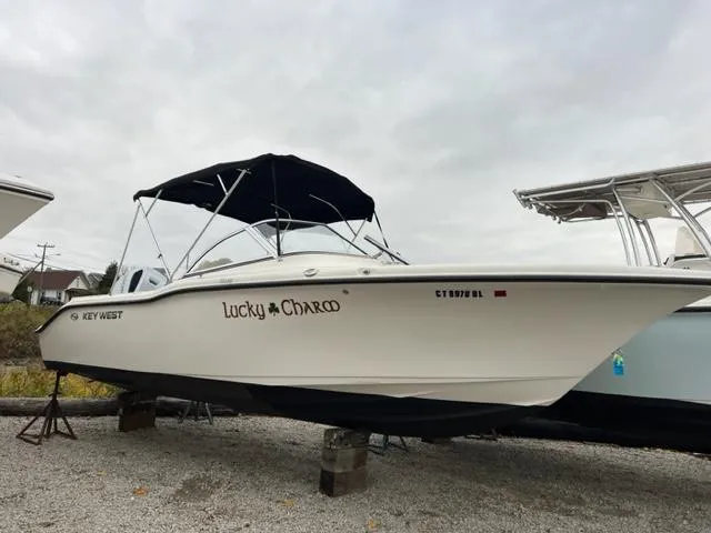 The Image of 2020 Key West 239 DFS boat named Lucky Charm on dry dock. - 0