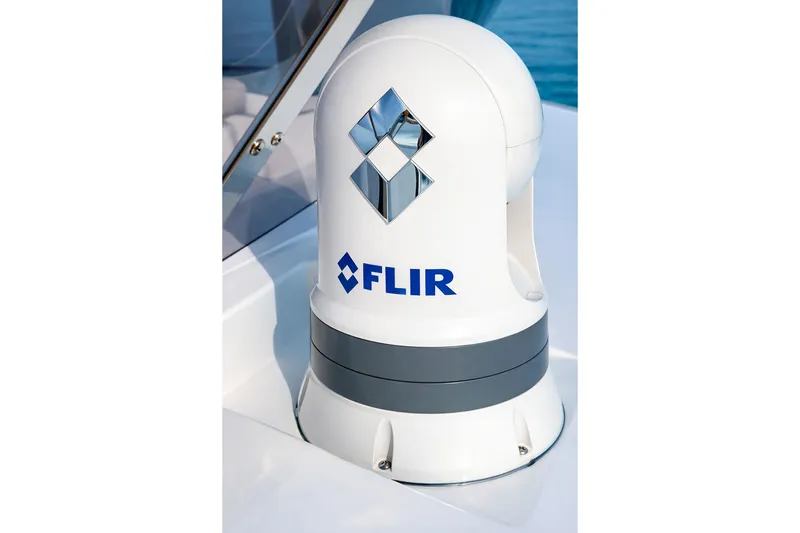 Slide: The Image of FLIR camera on 2022 Fountaine Pajot MY6 yacht deck. - 15