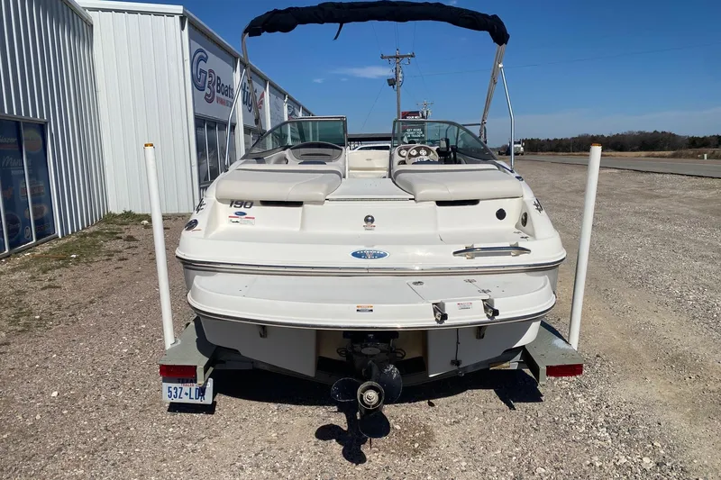 Slide: The Image of 2007 Chaparral 190 SSi boat on trailer, parked outside dealership. - 5