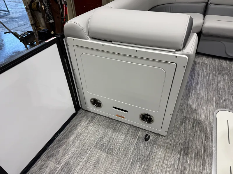 Slide: The Image of Bentley Pontoons Legacy 223 Navigator Quad Lounge Tritoon & Honda 4-Stroke EFI 2026 - 27