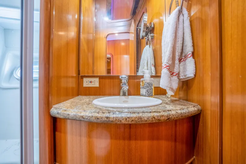 Slide: The Image of Luxurious bathroom on Symbol 58 yacht, built in 2002. - 25
