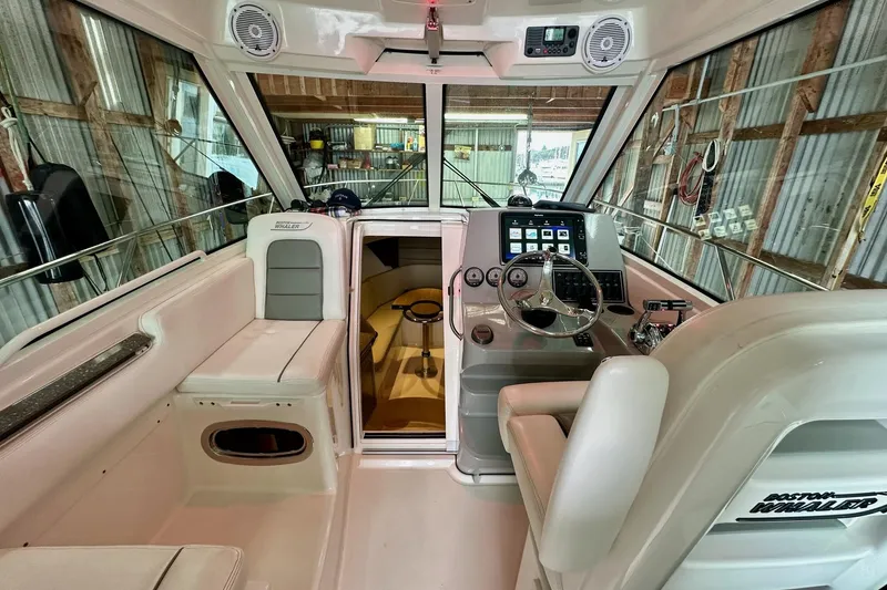Slide: The Image of Boston Whaler 285 - Cockpit Looking Forward - 10