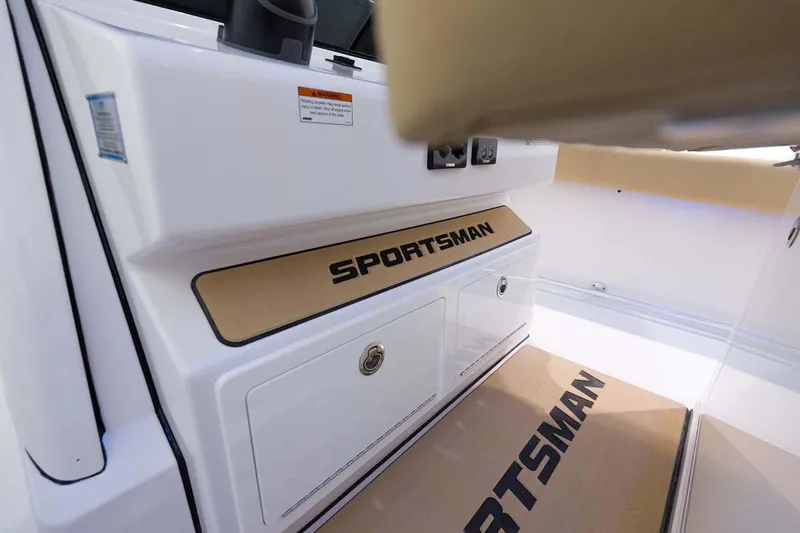 Slide: The Image of Manufacturer Provided Image: 2024 Sportsman Open 302 Center Console interior detail. - 19
