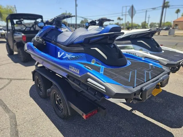 Slide: The Image of 2026 Yamaha WaveRunner VX Limited on trailer, blue design. - 5