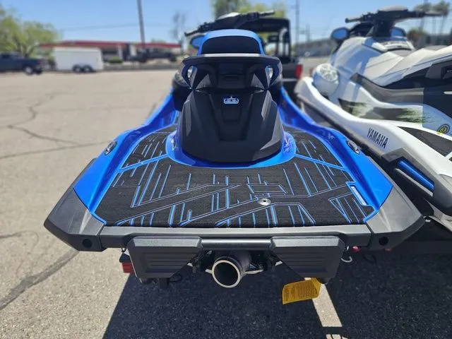 Slide: The Image of 2026 Yamaha WaveRunner VX Limited in blue on a parking lot. - 6