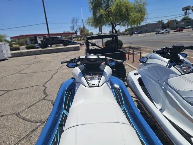 Slide: The Image of 2026 Yamaha WaveRunner FX HO jet ski parked outdoors. - 6