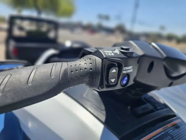 Slide: The Image of Close-up of Yamaha WaveRunner FX HO 2026 handlebar controls. - 7