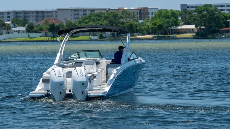 Slide: The Image of Sea Ray SDX 290 Outboard 2026 on the water. - 7
