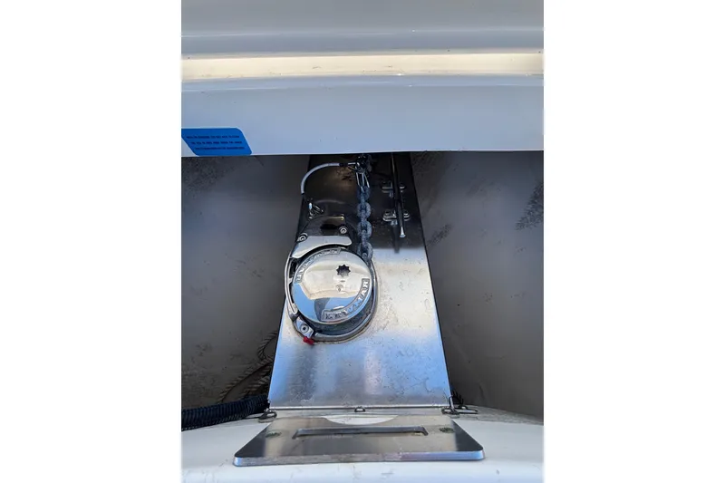 Slide: The Image of Anchor chain compartment of 2011 Regulator 28 Forward Seating boat. - 36