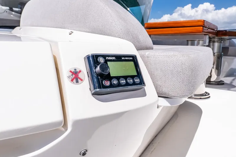 Slide: The Image of 2022 Absolute 64 Navetta yacht with Fusion MS-NRX300 stereo control panel. - 32