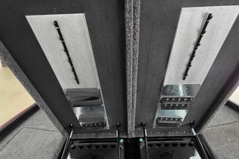 Slide: The Image of 2026 Nitro Z21 XL Pro boat interior storage compartments with sleek design and modern features. - 9