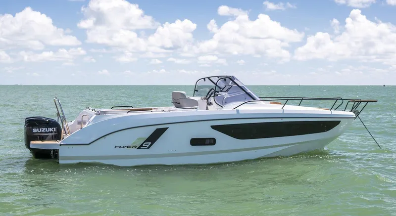 Slide: The Image of 2023 Beneteau Flyer 9 SUNdeck on calm waters. - 2
