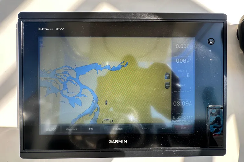 Slide: The Image of Garmin GPS map on Skeeter SX2250 boat, 2016 model. - 40