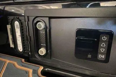 Slide: The Image of Control panel of 2025 Tigé Ultré 25ZX boat, featuring modern interface and controls. - 11