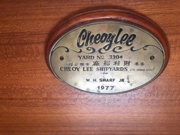 Slide: The Image of Cheoy Lee 32 Offshore Richards 1977 - 1